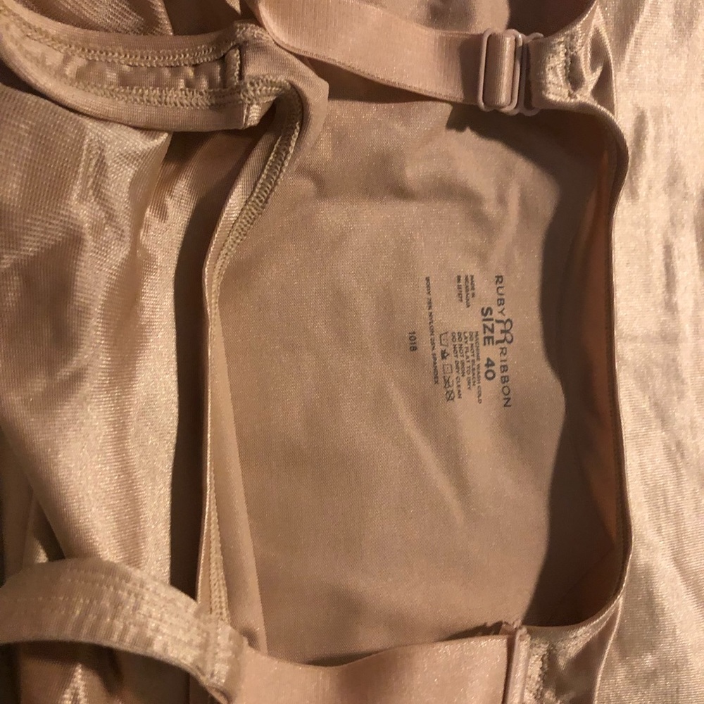 Ruby Ribbon camisole, size 40, beige